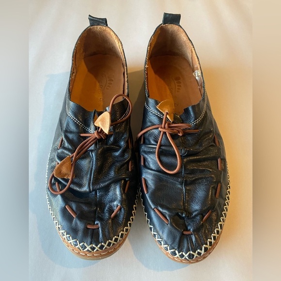 Spring Step Women's Berna Genuine Leather Slip On Soft Flat Loafers, Size 42 - Picture 3 of 12